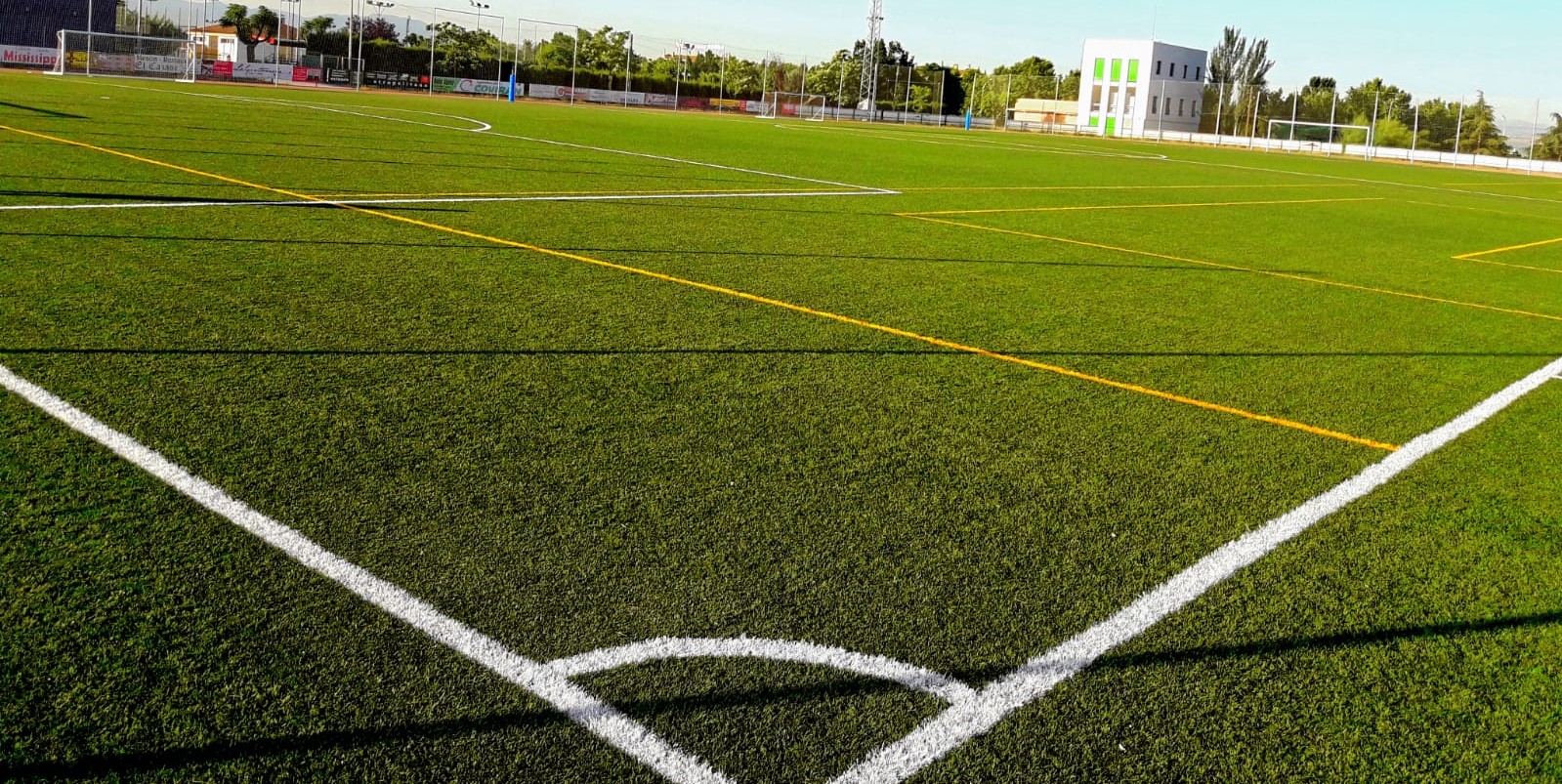 Pista polideportiva de cesped Composan
