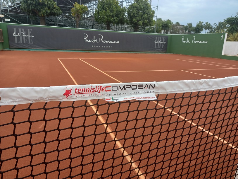 pavimento tierra batida tenis