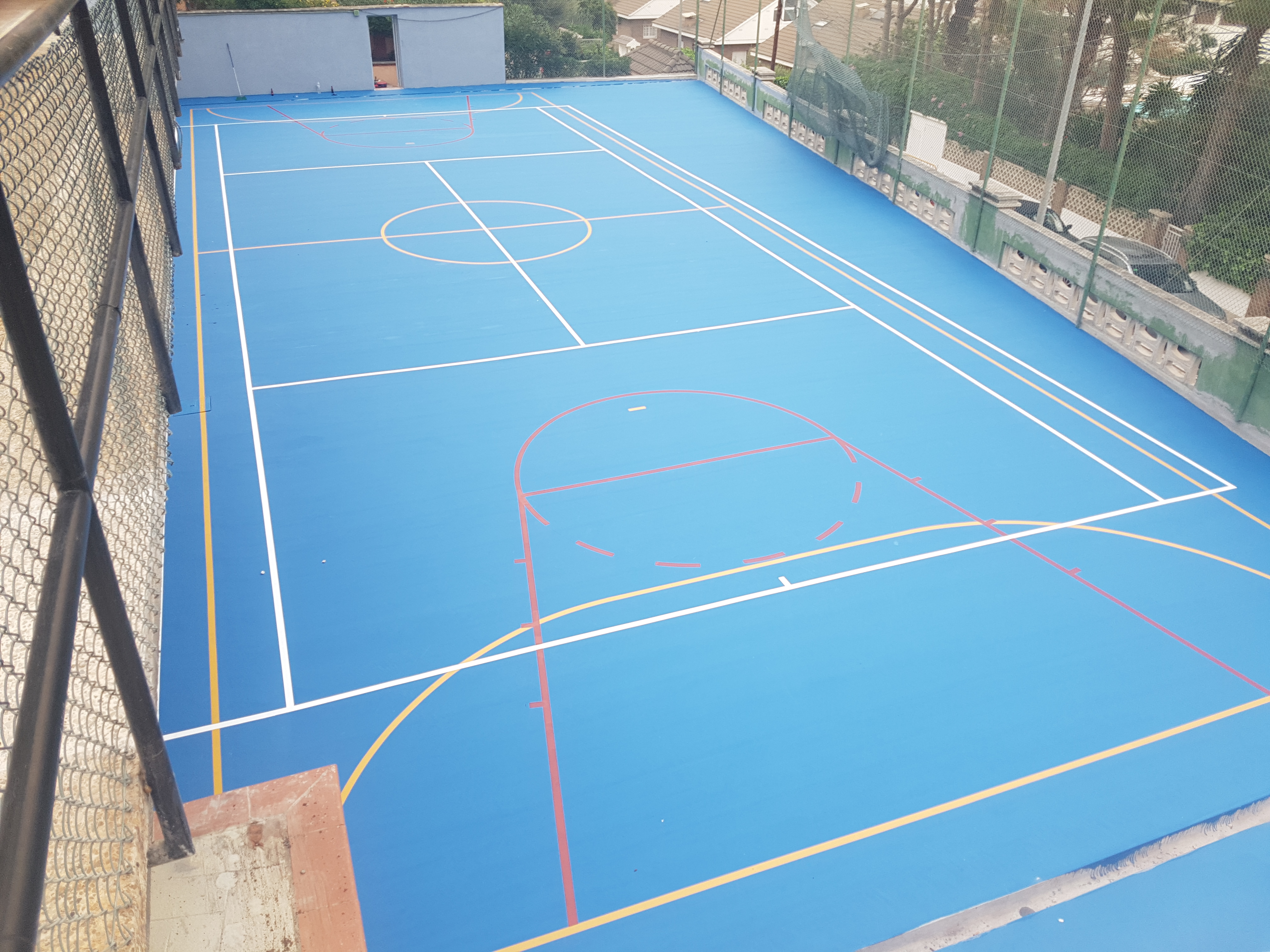 Sistema Sportplus en pista de urbanizacion