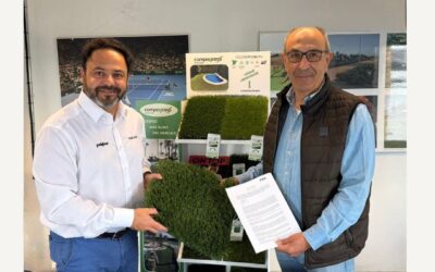 COMPOGRASS Y POLYTAN SELLAN UNA ALIANZA ESTRATÉGICA PARA IMPULSAR EL MERCADO ESPAÑOL DE CAMPOS DE FUTBOL DE CESPED ARTIFICIAL Y PISTAS DE ATLETISMO.